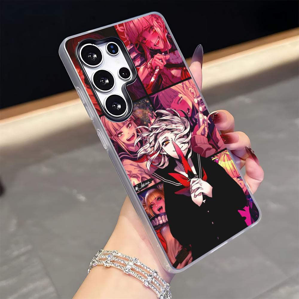 

Чехол для телефона My Hero Academia Бакуго Кацуки для Samsung S25 S24 S23 S22 S21 FE Plus Ultra Черный 2-в-1 Гелевый силиконовый чехол Galaxy S25+