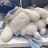 Cinnamoroll Sleeping Plush Pillow Soft Huggable Stuffed Animal for Comforting Bedtime Cute Home Decoration Birthday Gift