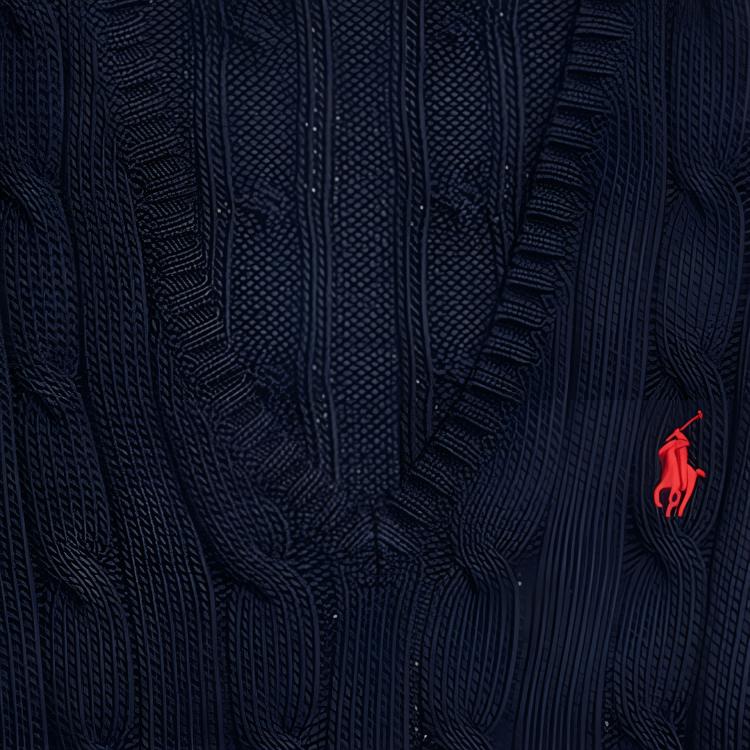 Polo Ralph Lauren Solid Color V-Neck Long Sleeve Knit Sweater Women Tops 211971870-004