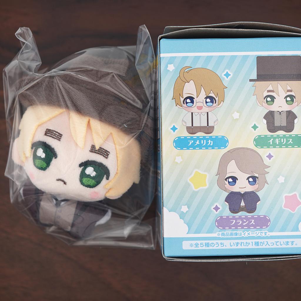 Hetalia Anime Prussia Russia Germany Italy Spain Germany France Uk Usa Plush Keychain Collection Pendant