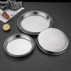 ZLIII 26cm Stainless Steel Round Shallow Plate