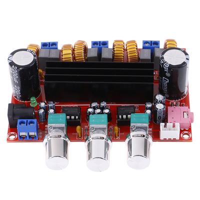 Tpa3116D2 50Wx2 +100W 2.1 csatornás digitális mélynyomó teljesítményerősítő kártya alkatrészei