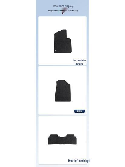 Dreiteiliges, abnehmbares und leicht zu reinigendes Fußmatten-Set für 2007-2012 Hyundai Veloster.
