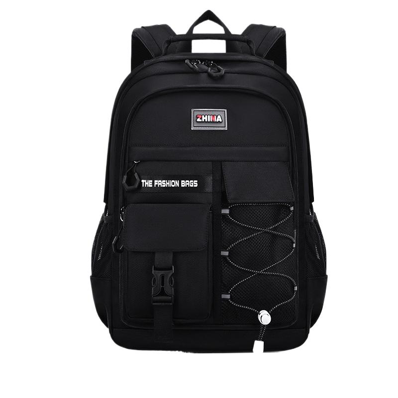 

High School Backpack for Boys Large Capacity Middle School Student Bag College Bookbag Stylish Simple Travel Laptop Backpack