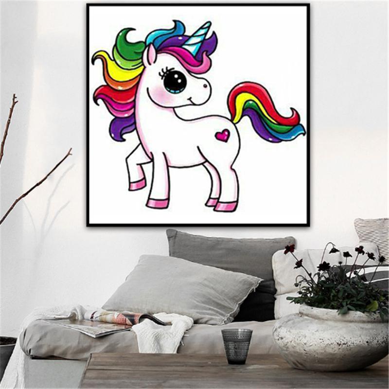 DIY 5D Diamond Painting by Number Kit completo Fiori colorati Pittura a Diamante per Adulti Strass punto croce per la Diamond ricamo per la