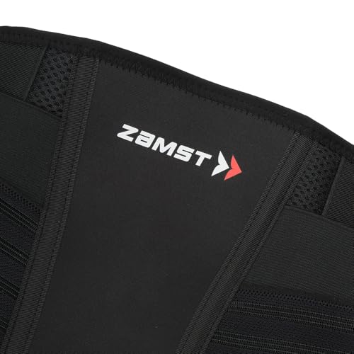 ZAMST ZW-7 Waist Support Belt for All Sports, Size 3L, 383705, Black