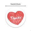 500Pcs Heart Stickers Roll Love Home 2.5cm Seal Sticker Paper Label for Envelopes