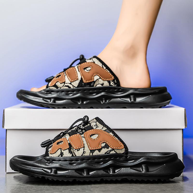 Slippers Summer 22 New Outer Wear Non-slip and Wear-resistant One-word Drag Beach Casual Cool Slippers