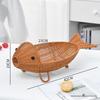Fruit Tea Tray: Multi-layer Basket, Snack Plate, Brazier for Boiling Tea, Dried Fruit Display, Imitation Rattan Weave, Perfect for Afternoon Tea.