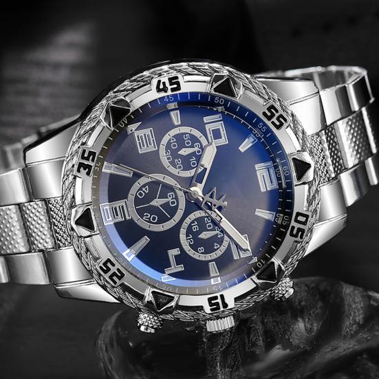 Men Business Watch Luxury Alloy Strap 3 Hand Minimalist Metal Male Dress Quartz Watch Fashion Jewelry Birthday Gift