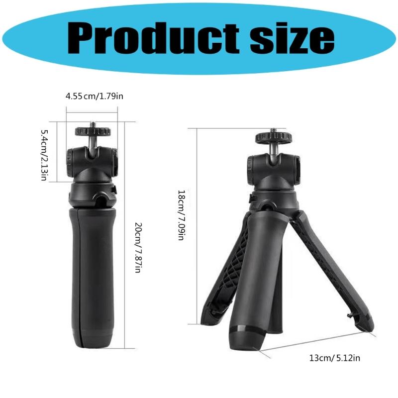 Extendable Phone Tripod Universal 1/4Inch Screw Mount Flexible 360 Rotation For Vlog Photography Content Creation