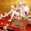 Kawaii Shiratama Komame Ice Cream Wine Glass Shape Kimono Anime Figure 1//6 Model Ornament Toys Collection Girls Gifts