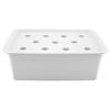 11 Löcher Hydroponisches System Pflanzen Anbauen Blume Wasser Erdlose Kultur Box (Weiß, )