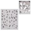 1 Sheet Fashion Nail Art Decals for Chinese New Year Manicure Decors with Cartoon Snake PatternsNail Salon Accessories