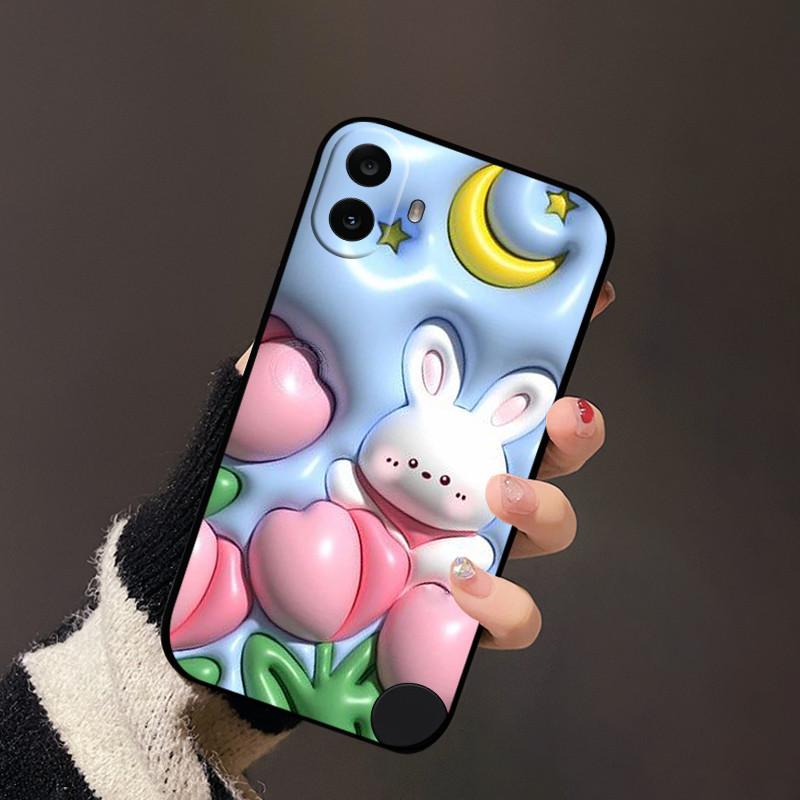 Pro Nothing CMF Phone 1 Pouzdro Zvířata TPU Měkký Silikonový Zadní Kryt Pouzdra na Telefon pro Nothing CMF Phone1 one Nárazuvzdorné Cool funda