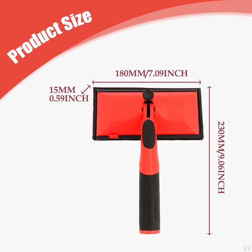 Brush Adjustable Handle for Wall Floor Painting Portable Paint Edger Wall, Panels