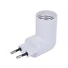 Rotatable LED Fireproof EU US Plug Switch E27 Bulb Base Lamp Holder Converter Socket Adapter