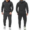 Felpa con cappuccio da uomo stile europeo e americano Set di abbigliamento sportivo due pezzi per la primavera/autunno