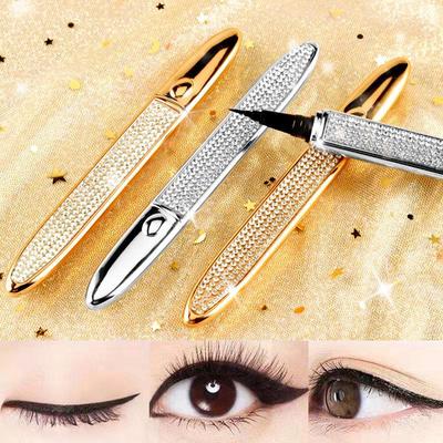 Kakashi Långvarig Vattentät Diamant Eyeliner: Kladdar inte, bleknar inte – Idealisk för nybörjare med stor ögonmakeup