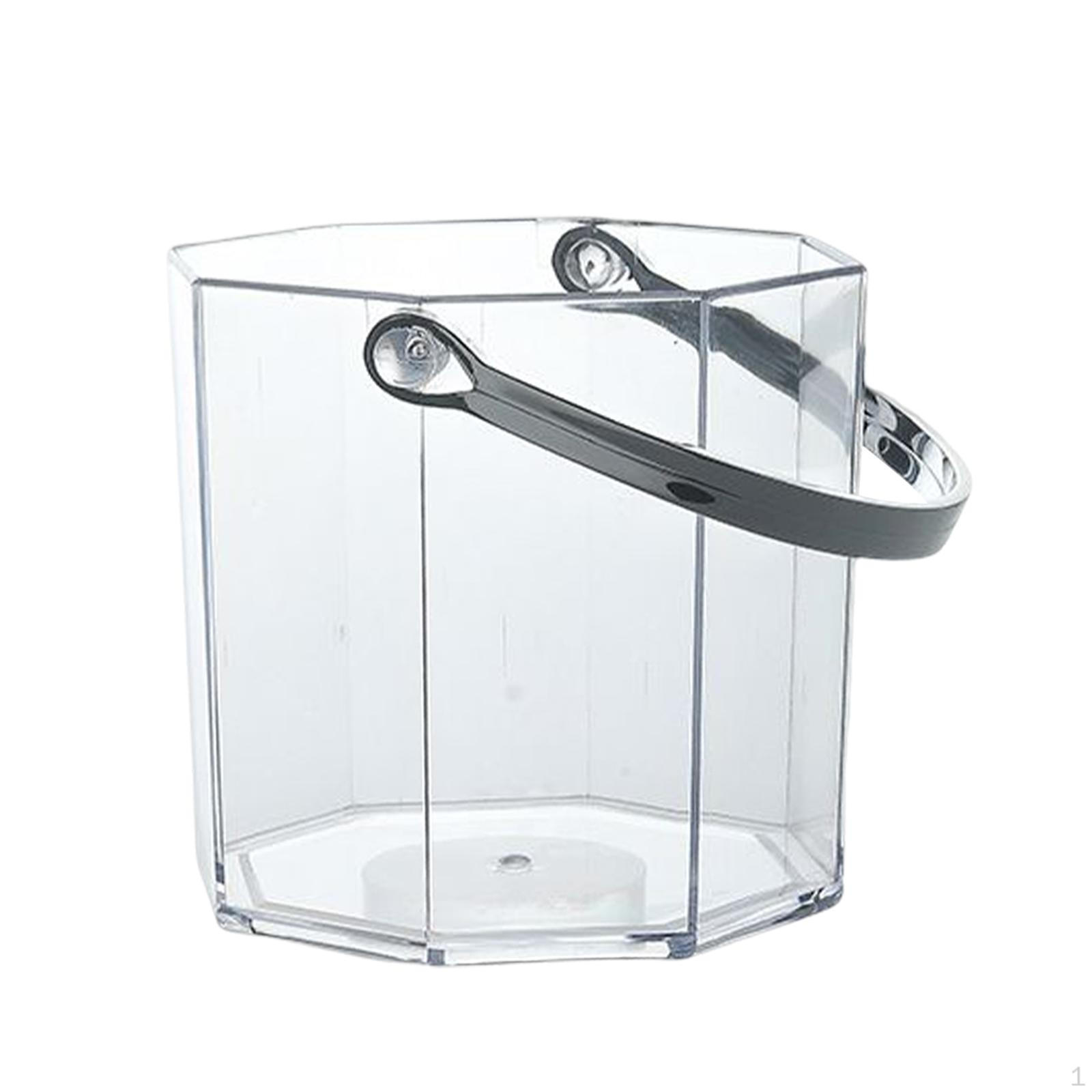 

Acrylic Ice Bucket Bucket, Champagne Beer Chiller, Tub Party Beverage for Restaurant Style A