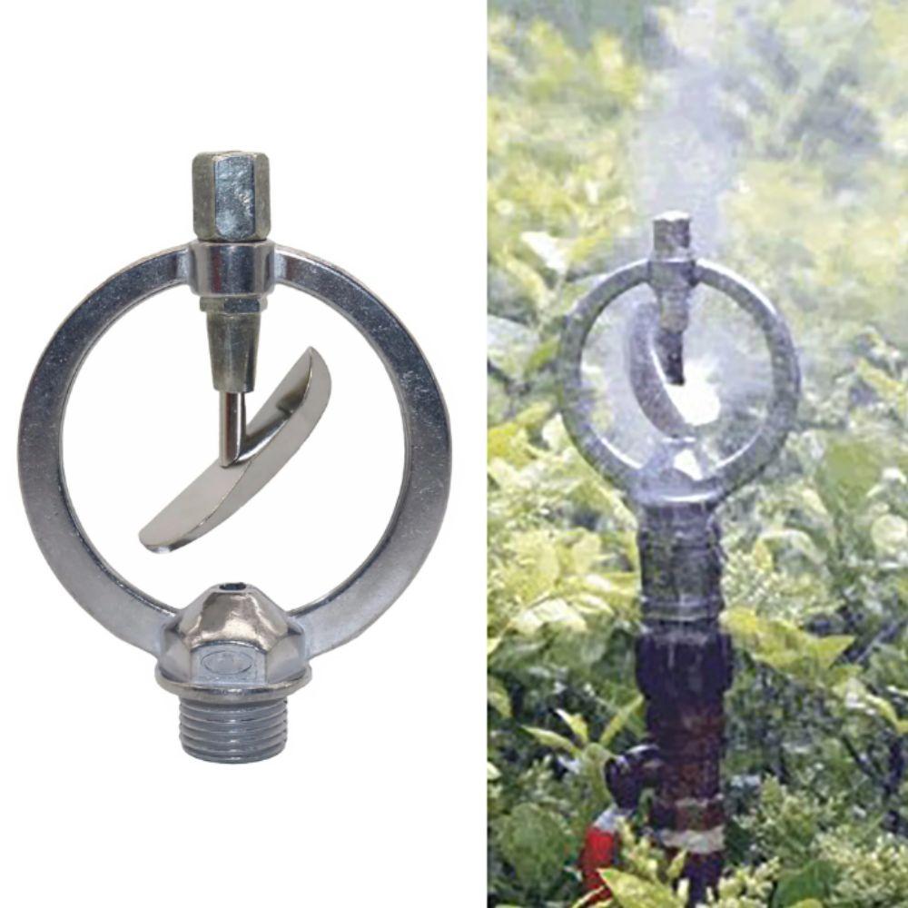 360 Degree Rotation Zinc Zinc Alloy Rain Nozzle Irrigation Sprinkler  Landscape Greenhouse