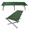 Outdoor Folding Bed Portable Folding Camping Cot Ultra Light Camping Lunch Bed Green