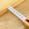 Stainless Steel Wedged Gauge Taper Gaps Step Feeler Measurement Tool for Construction Automotive Repair Wedged Step Feeler Gauge