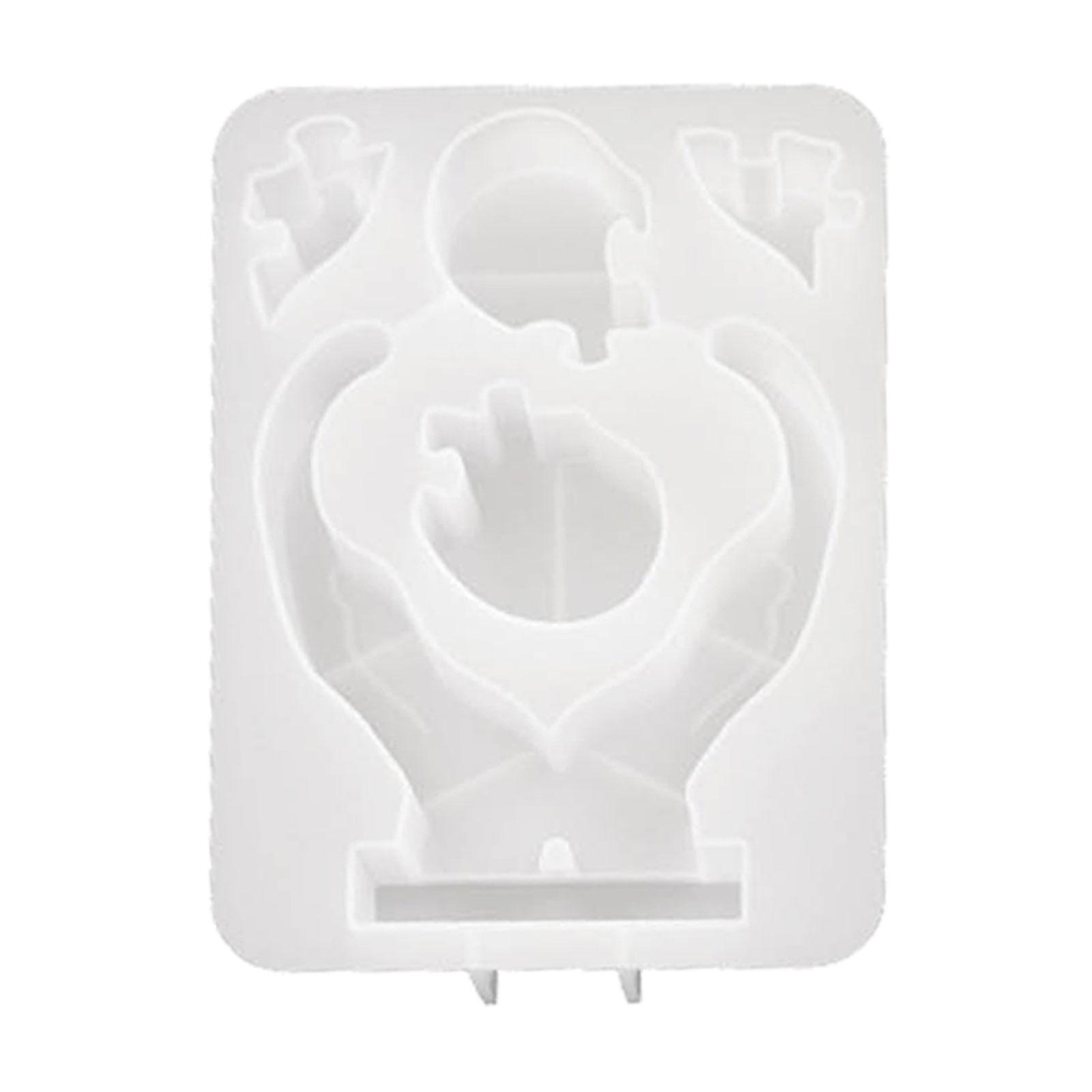 

Силиконовая декоративная эпоксидная форма, милые руки, держащиеся в форме сердца, головоломки, форма для украшения дня Святого Валентина для Y любовника