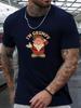 Grumpy Dwarf Cartoon Letter Print Unisexs Crew Neck Short Sleeve Tee Soft Casual Summer Top For Unisex Daily Street Basic Outfit Wear
