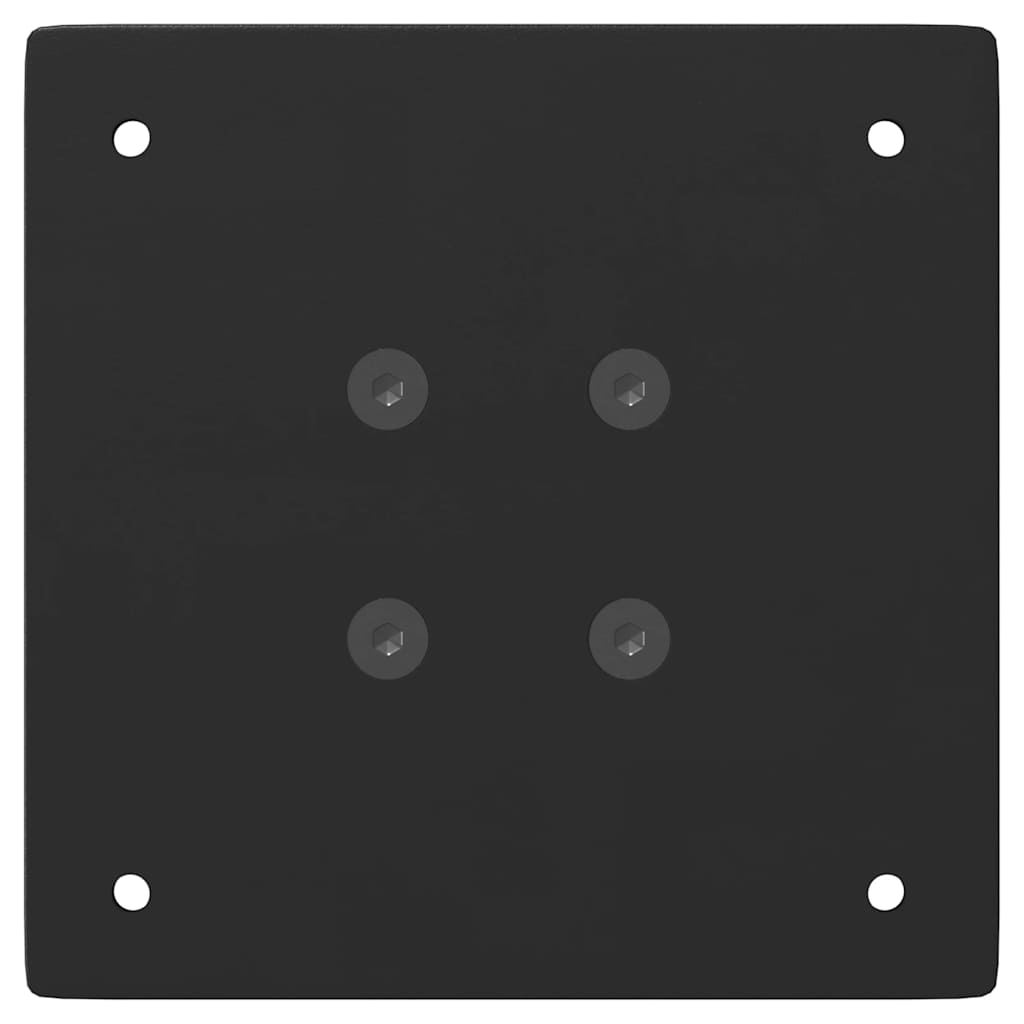 Vidaxl Nogi Do Stolika Kawowego, 4 Szt., Czarne, 30 Cm, Stal