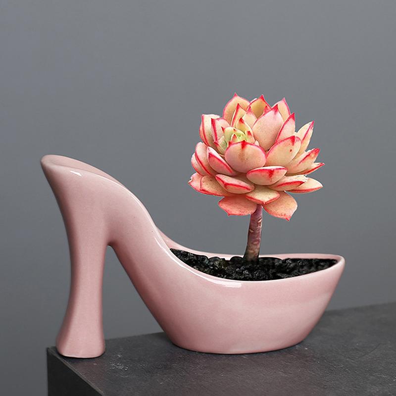 Ceramic Plant Pot Tabletop Decoration Desktop Storage Creative Mini Plant Pot Cactus Pot For Balcony Courtyard Indoor Yard