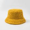 Fashion Lamb Wool Solid Color Soft Plush Hat Vintage Fisherman Cap Outdoor Trend