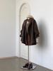 Women's Trendy Maillard Woolen Coat, 2025 Winter Collection - Cotton-Padded, Mid-Length, Petite Size