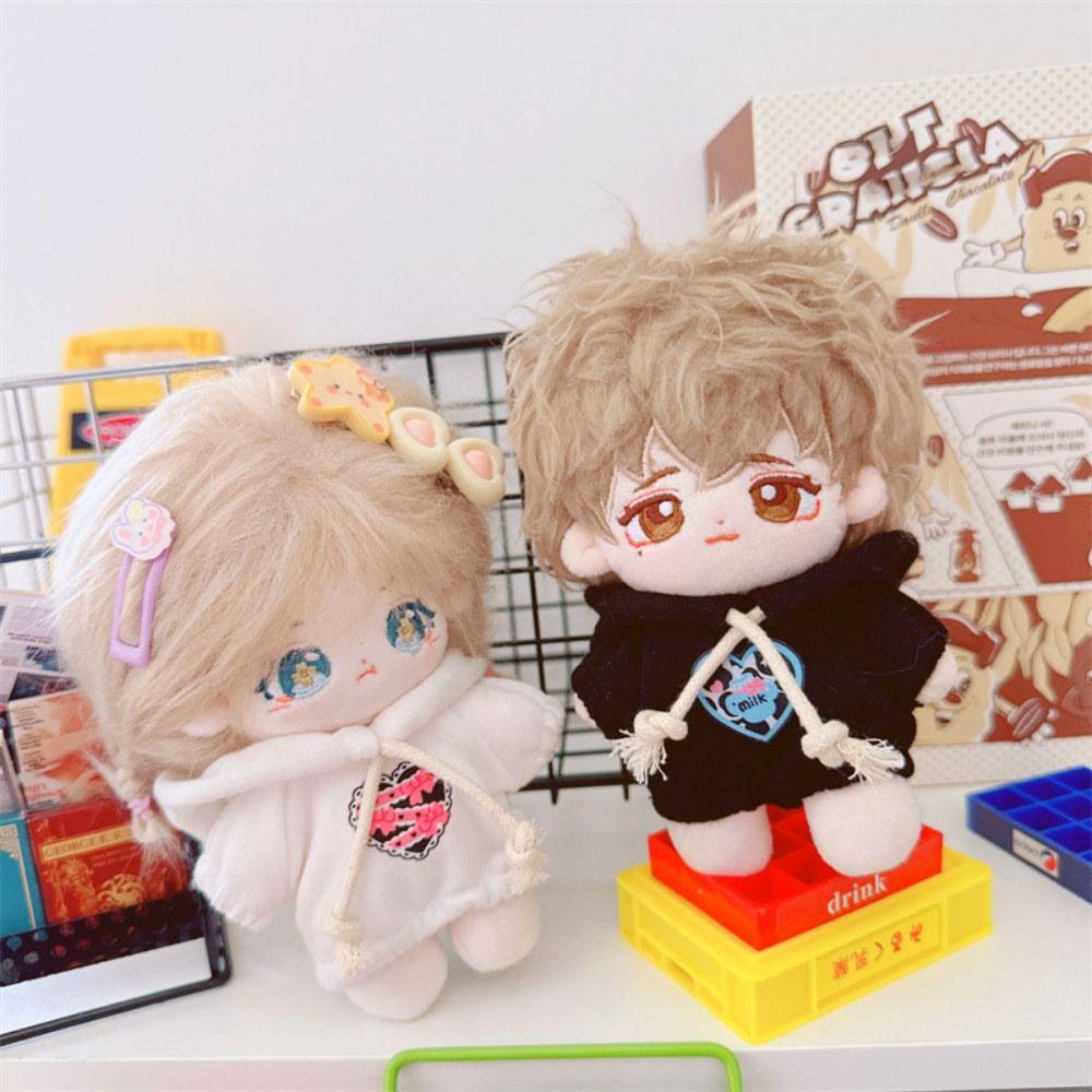 Handmade Dolls Sweatshirt Jeans Pants 10cm Cotton Dolls/1/12 BJD Dolls/1/11 1/12 OB11 Dolls