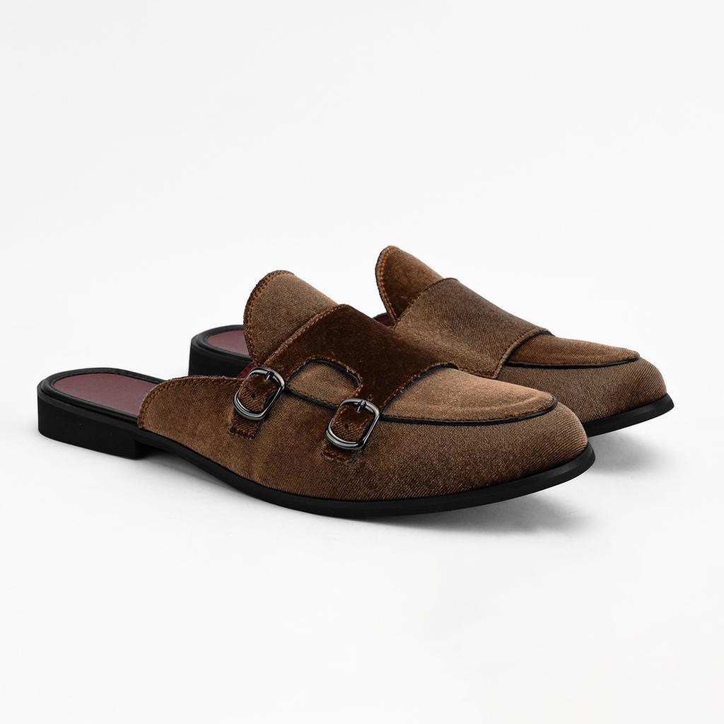 Men's Half Slippers Casual Fashion Versatile One-pedal Casual Muller Shoes Loafers