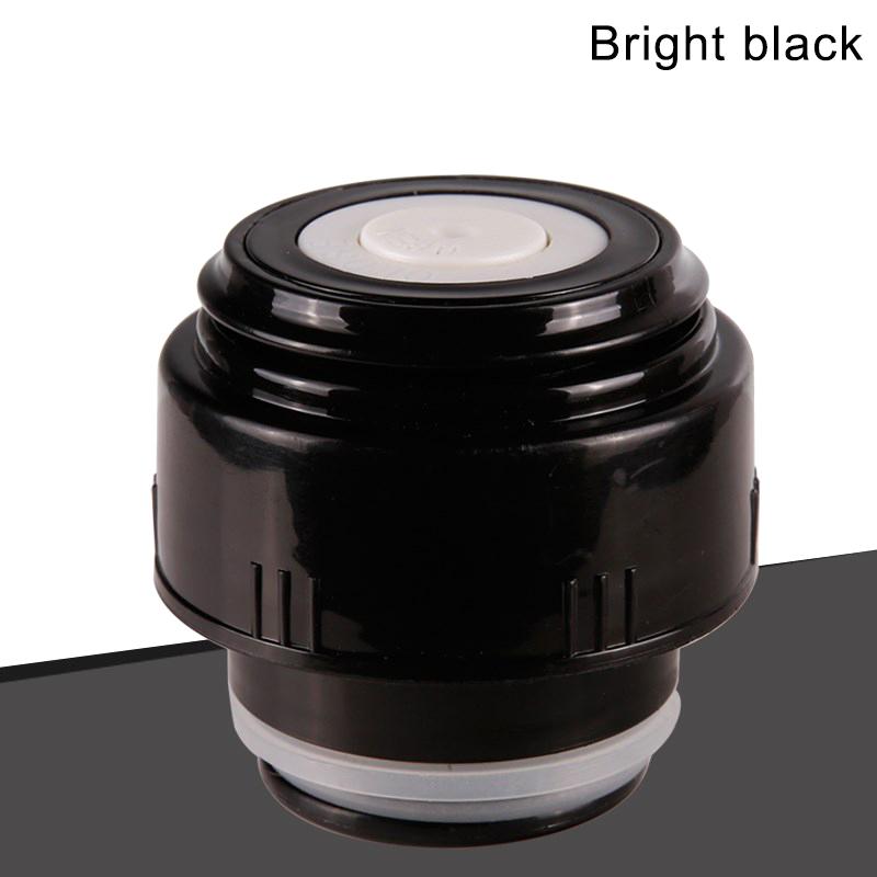 Tapa de termo de 4,5 cm/5,2 cm, tapa de repuesto para taza de viaje, tapa de termo para exportación, color negro