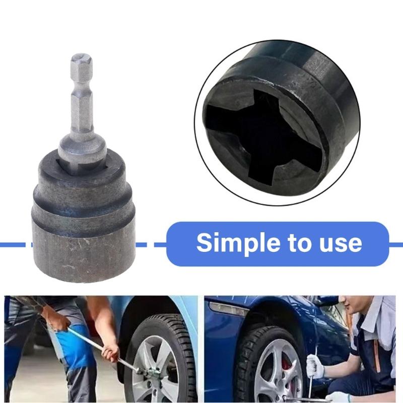 Power Wing Nut Driver,1/4" Hexagonal Shank Slot Wing Nut Drill Bit Socket Wrenches for Panel Nuts Screws