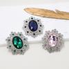Luxury Crystal Flower Brooch: Exquisite Retro Palace Style for Women