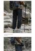 Men's Spring Ice Silk Quick-Dry Tapered Leg Mountain Style Outdoor Wrinkled Shell Pants