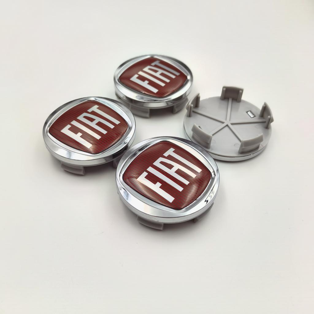 4pcs 60MM Car Wheel Hub Center Cover Emblem for FIAT 500 Ducato Panda Grande Punto Tipo Abarth Pulse Strada 600 500L Accessories