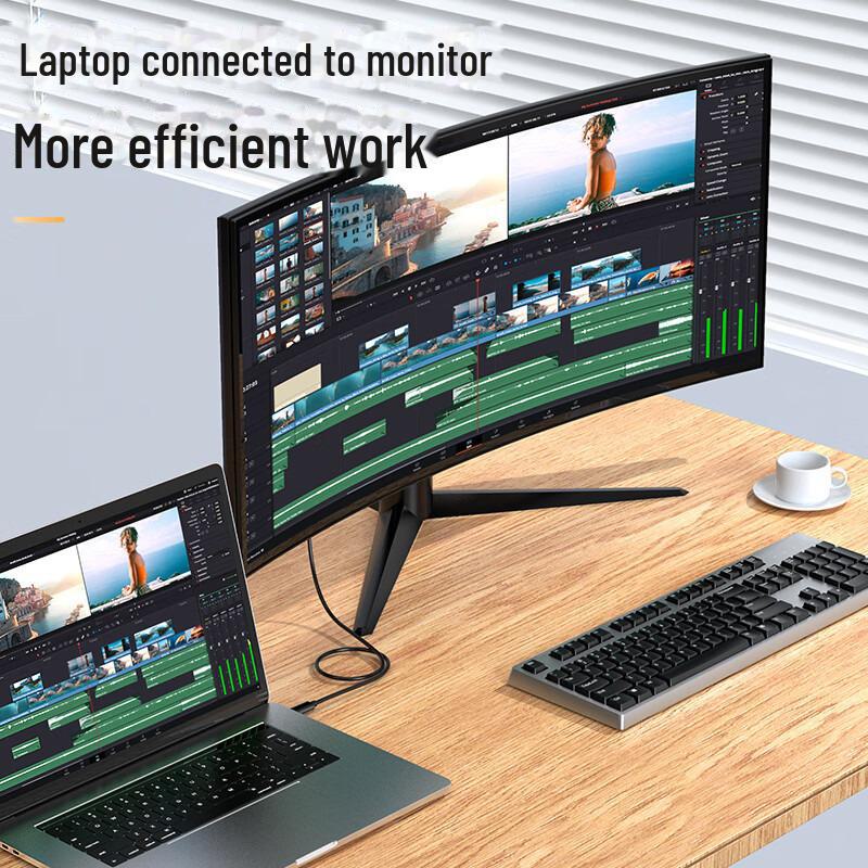 Cablu Adaptor Convertor Biaz USB-C la HDMI 4K60Hz/2K144Hz