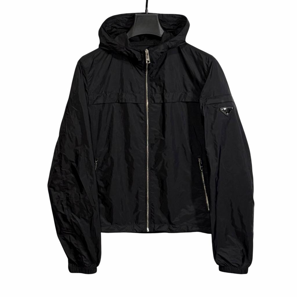 Prada 46 Nylon Jacket Jacket Black Men's Model SGA466