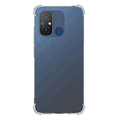 For Xiaomi Redmi 12C 4G Crystal Clear Cover Raised Reinforced Corner Soft TPU Anti-Slip Phone Case