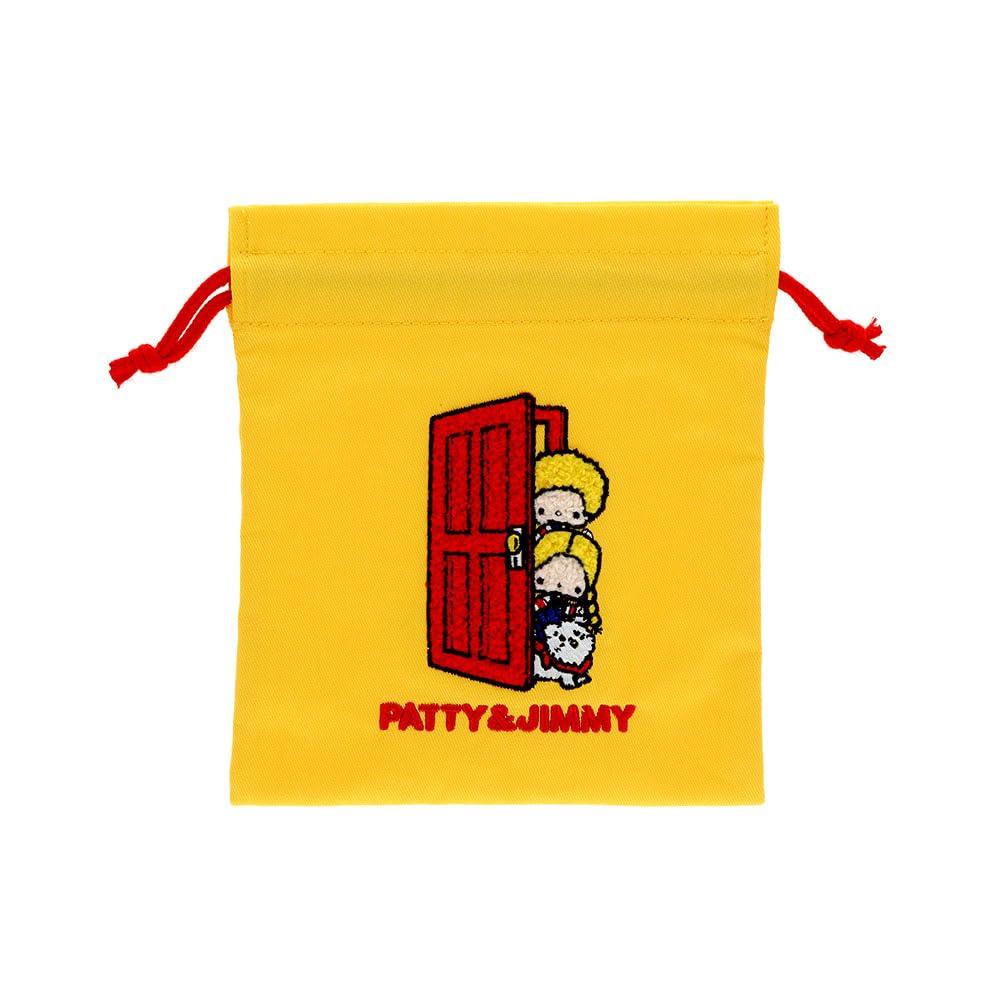 Stationery Patty Jimmy Sanrio Characters Drawstring Bag with Sagara S2337266 [SUN-STAR] Sun-Star & Embroidery,
