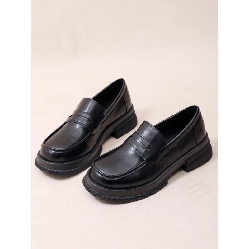 Mode 2025Neue Japanischer Stil College-Studenten Schuhe Cosplay Lolita Schuhe für Frauen/Mädchen Mode Schwarz/Kaffee Uniform Plateau-Schuhe
