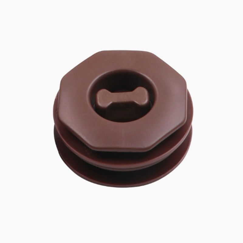 Car Double-Layer Anti-Slip Mat Clips, Car Mat Fixing Clips, Rotary Carpet Clips, Wire Loop Removal Buttons Brown 10 Sets