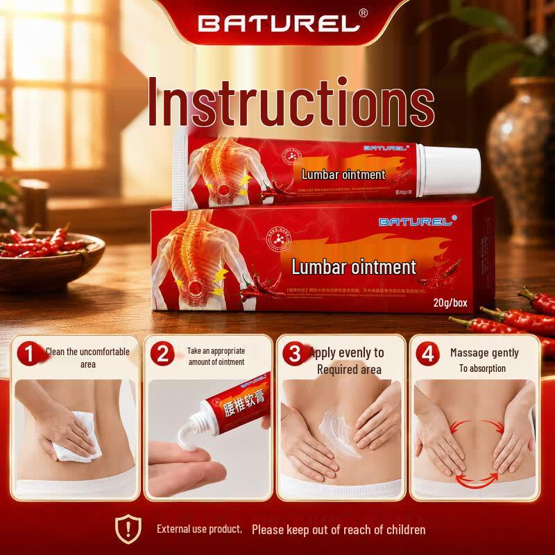 BATUREL Capsaicin Muscle & Joint Relief Ointment