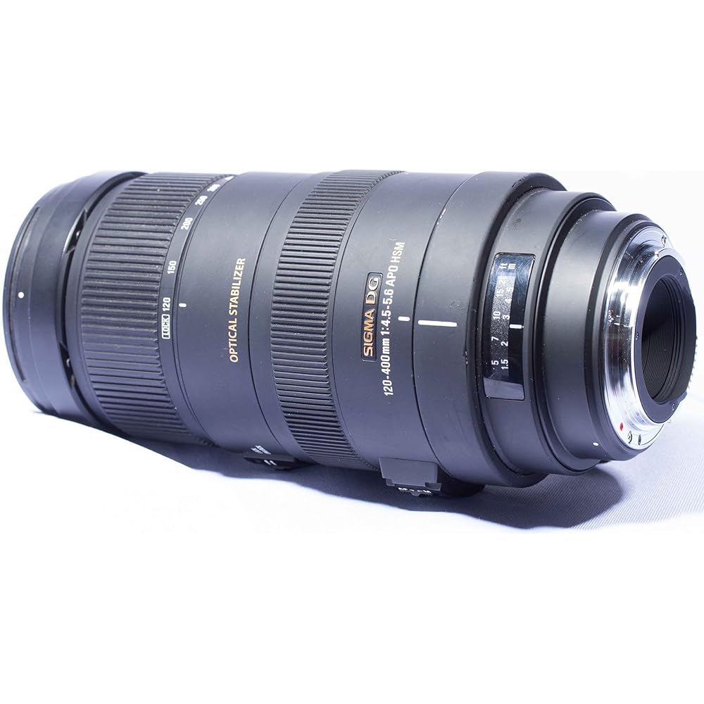 Sigma Telephoto Zoom Lens APO 120-400mm F4.5-5.6 DG OS HSM Full Size Compatible with Canon