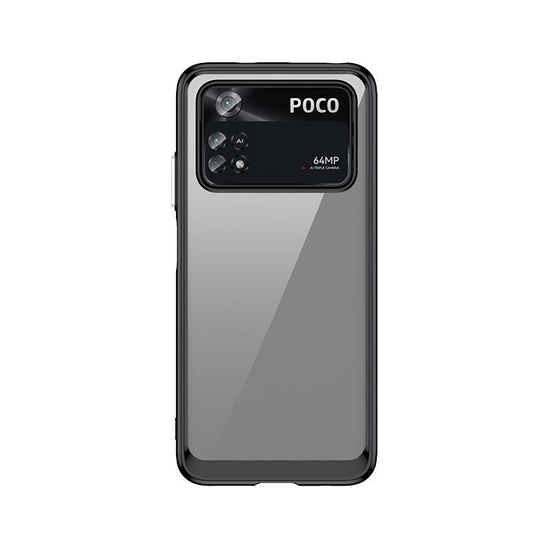 

Роскошный ударопрочный прозрачный жесткий чехол для Xiaomi Poco M4 X4 Pro F3 Mi 12 Pro 12X Redmi Note 11 Pro Plus Capas прозрачный мягкий чехол For Poco M4 Pro 4G чёрный
