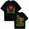 2026 New Fashion Hazbin Hotel Alastor Graphic Design Oversized T-shirt Man Woman Harajuku Short Sleeve O-neck Casual Shirt Gift